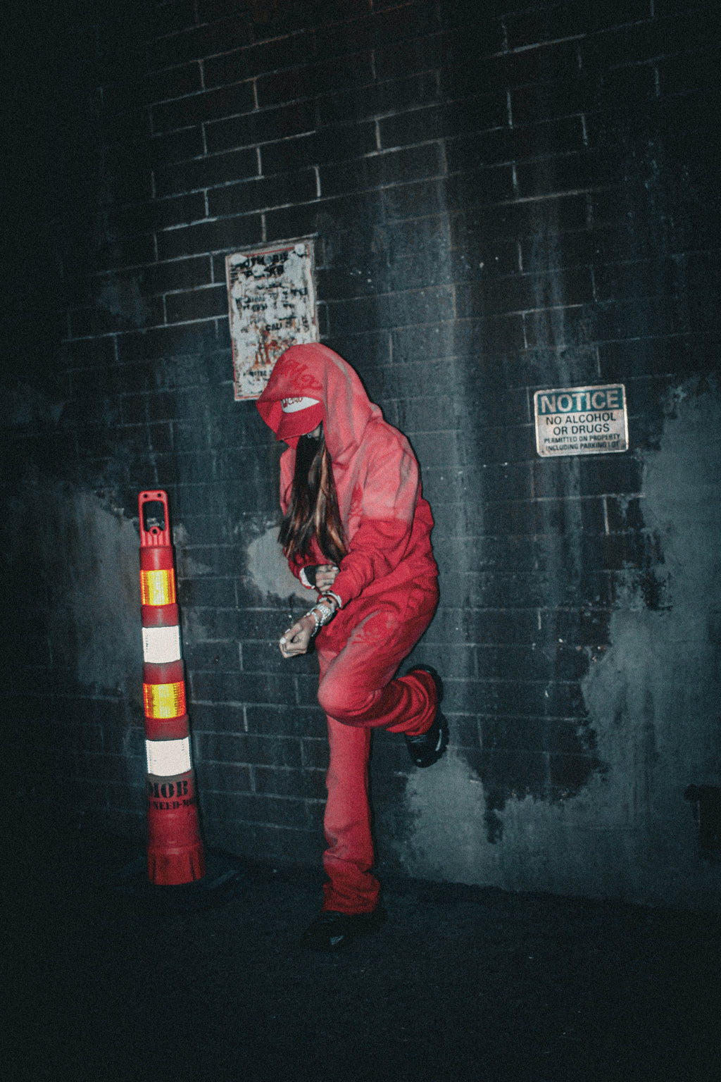 ALCMY INVISIBLE STAMP SWEAT SUIT VDAY COLOR WAY