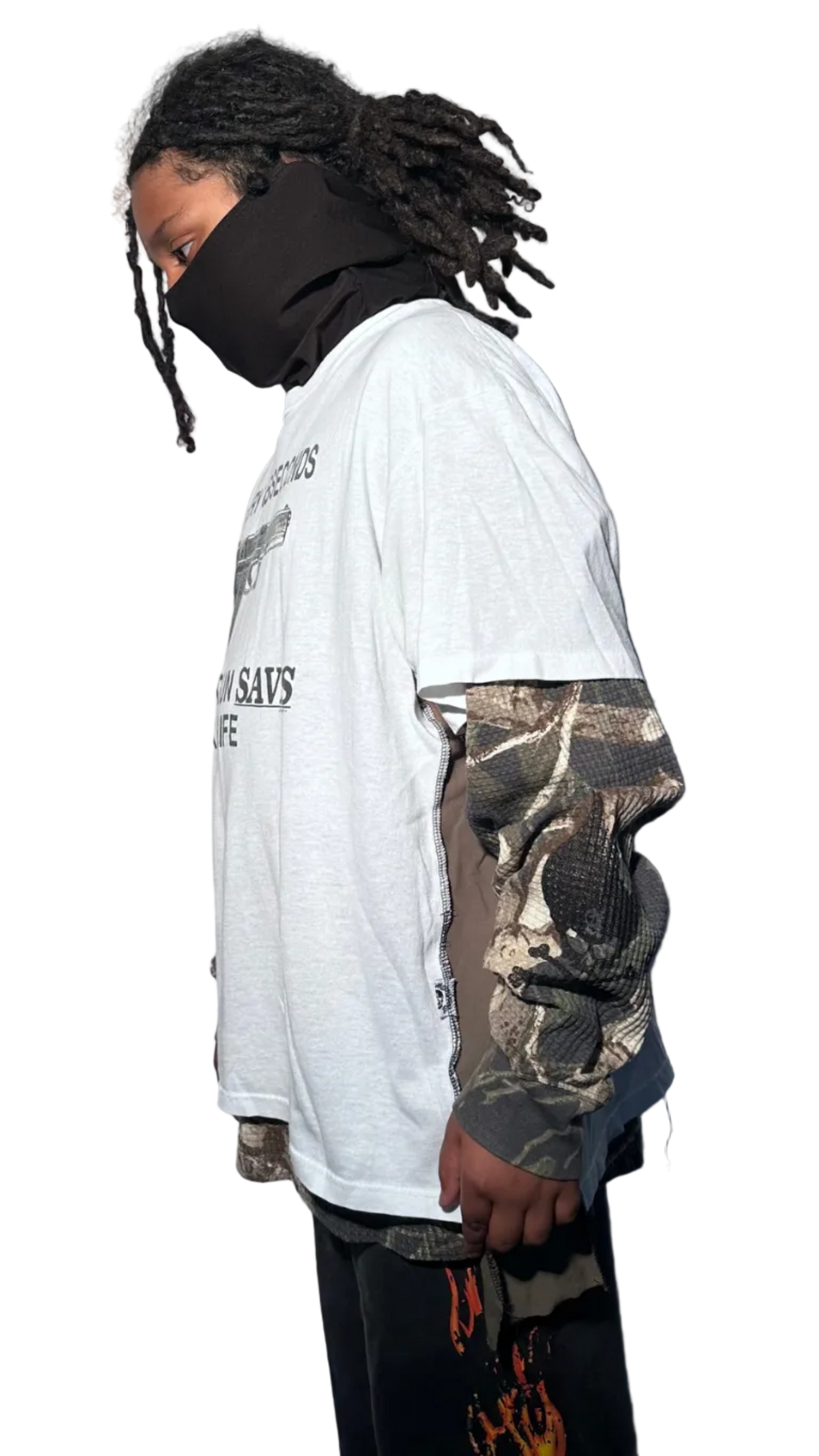 ALCMY UPCYCLED THERMAL TEE SZ M