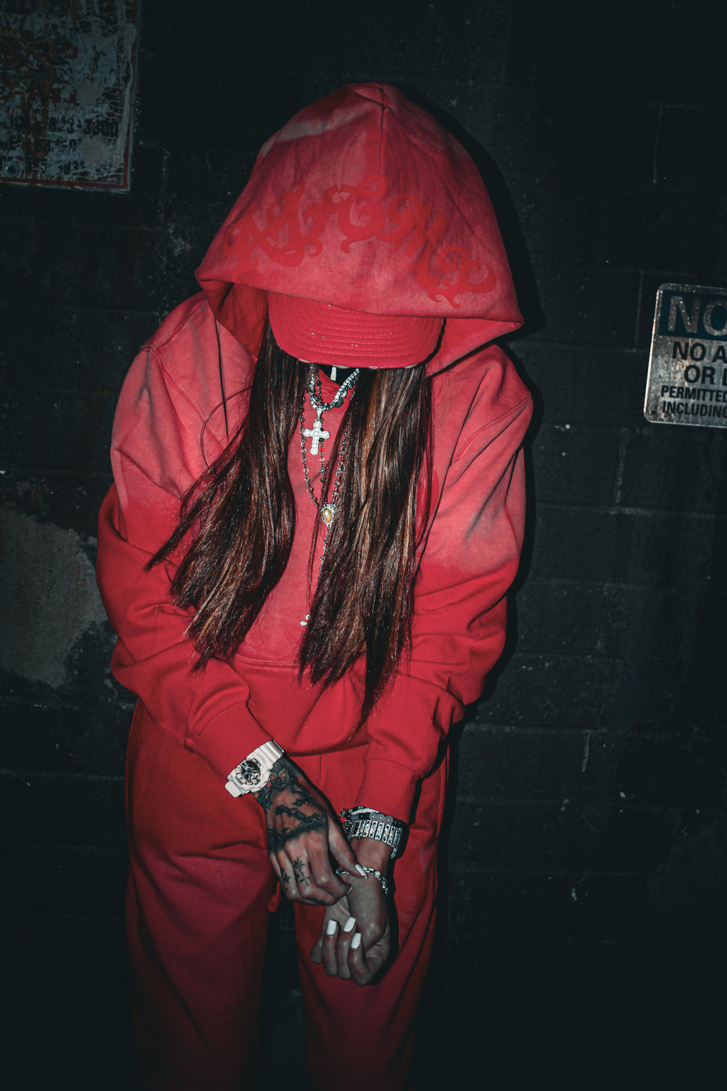 ALCMY INVISIBLE STAMP SWEAT SUIT VDAY COLOR WAY