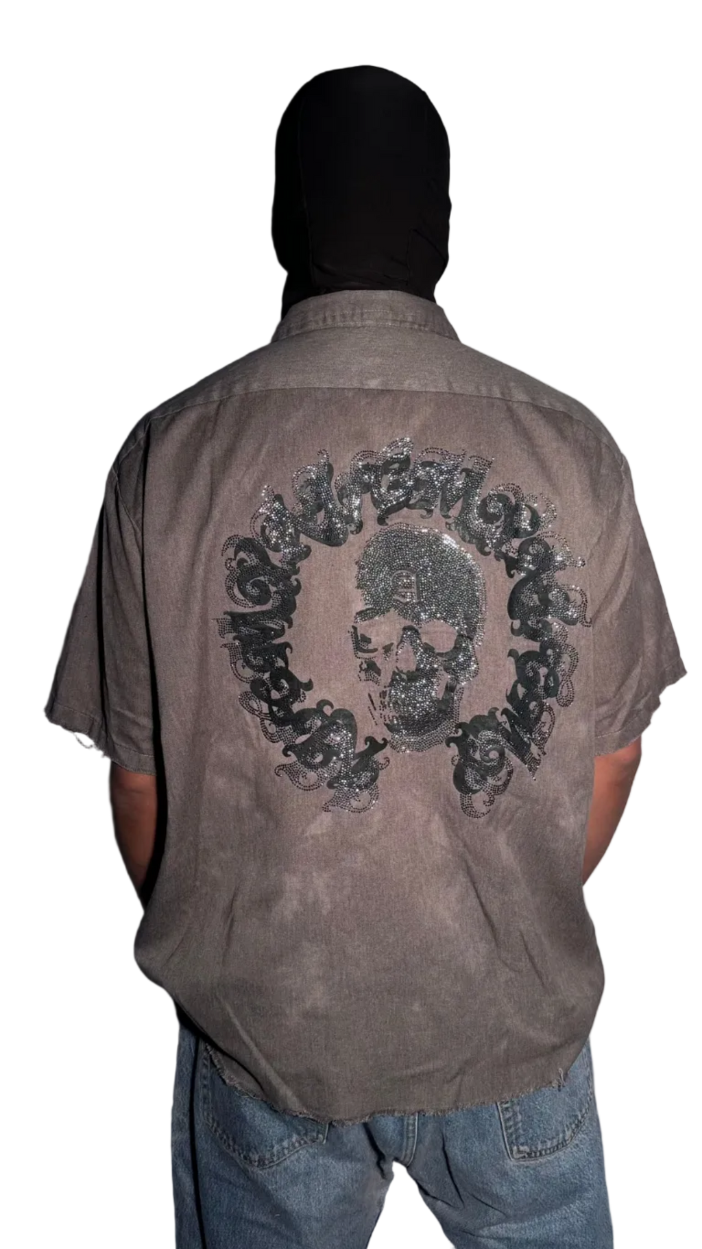 Alcmy Dark Marble Work Shirt XL