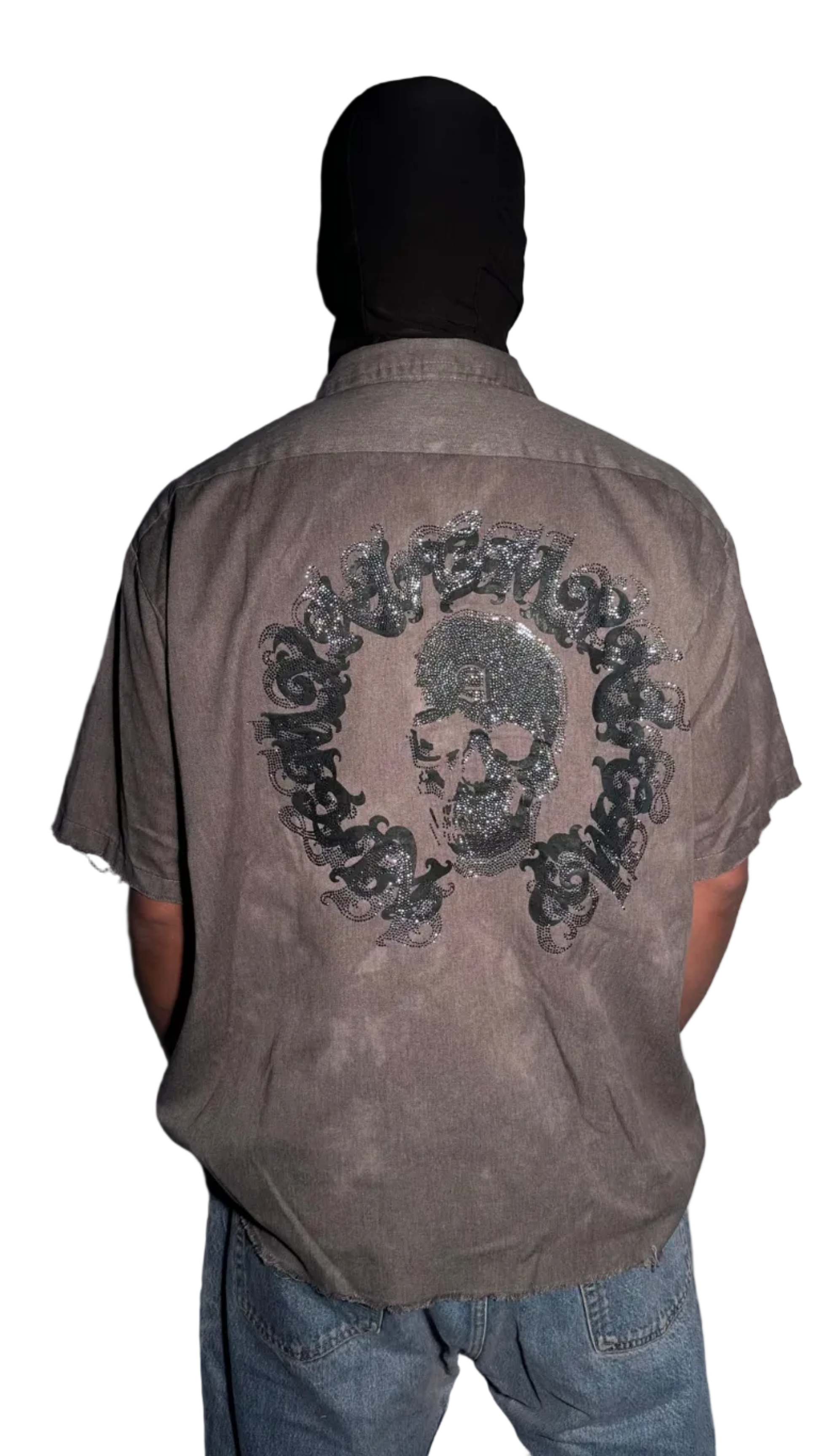 Alcmy Dark Marble Work Shirt XL