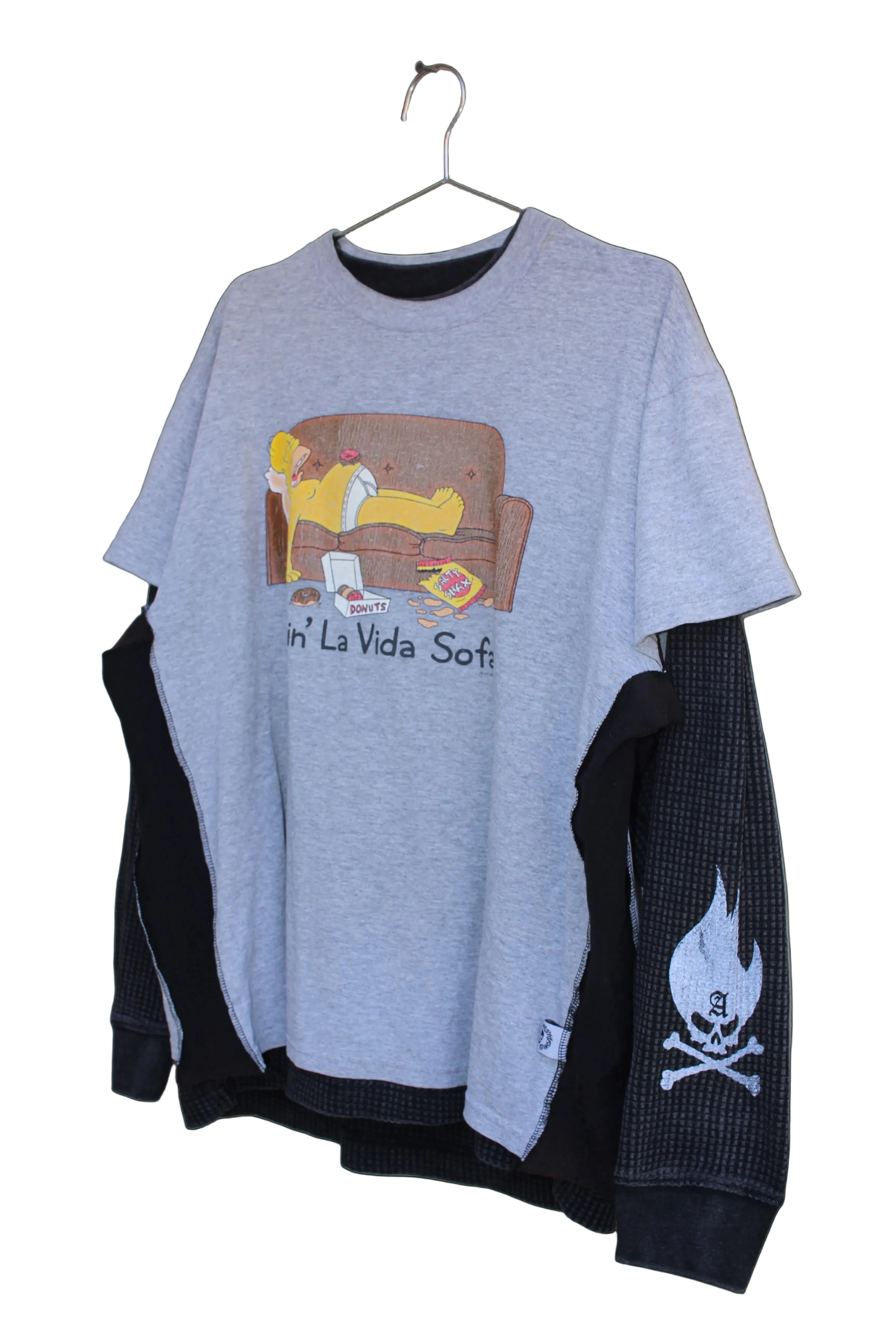 ALCMY UPCYCLED THERMAL TEE SZ M