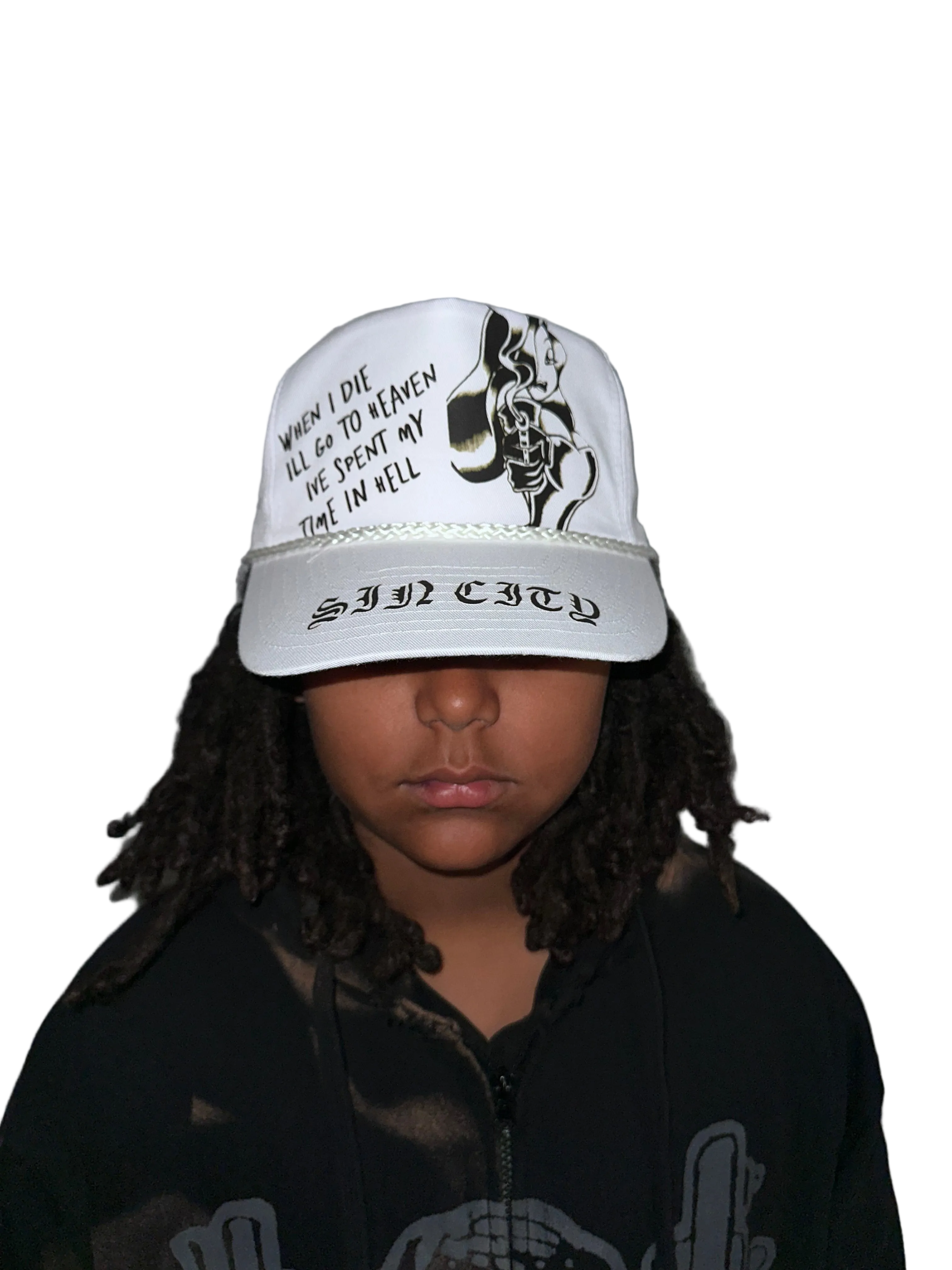 Alcmy 9 Year Anniversary Trucker White