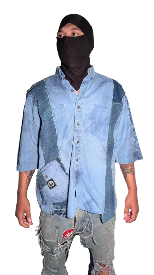 ALCMY CUT N SEW WORK SHIRT SZ XL
