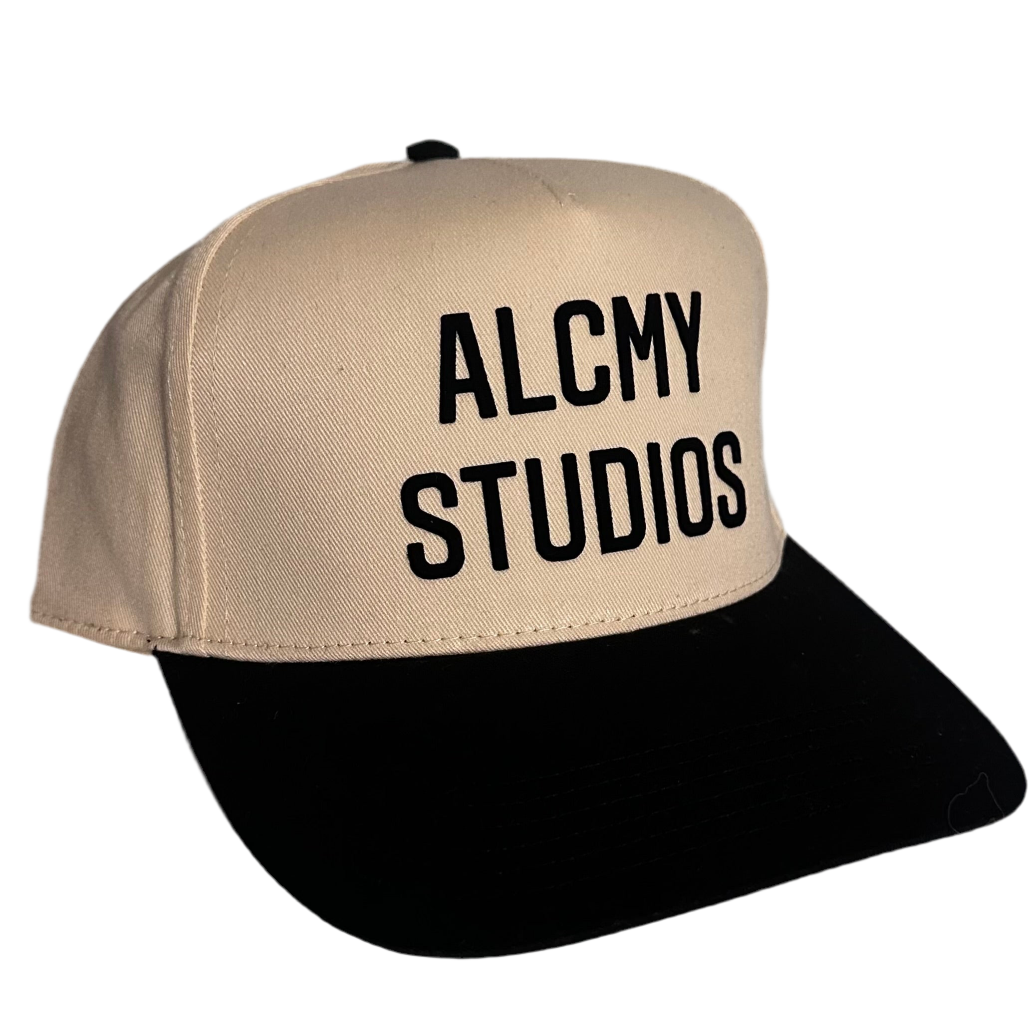 Alcmy Baseball Cap Stamp Logo