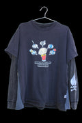 ALCMY UPCYCLED THERMAL TEE SZ L