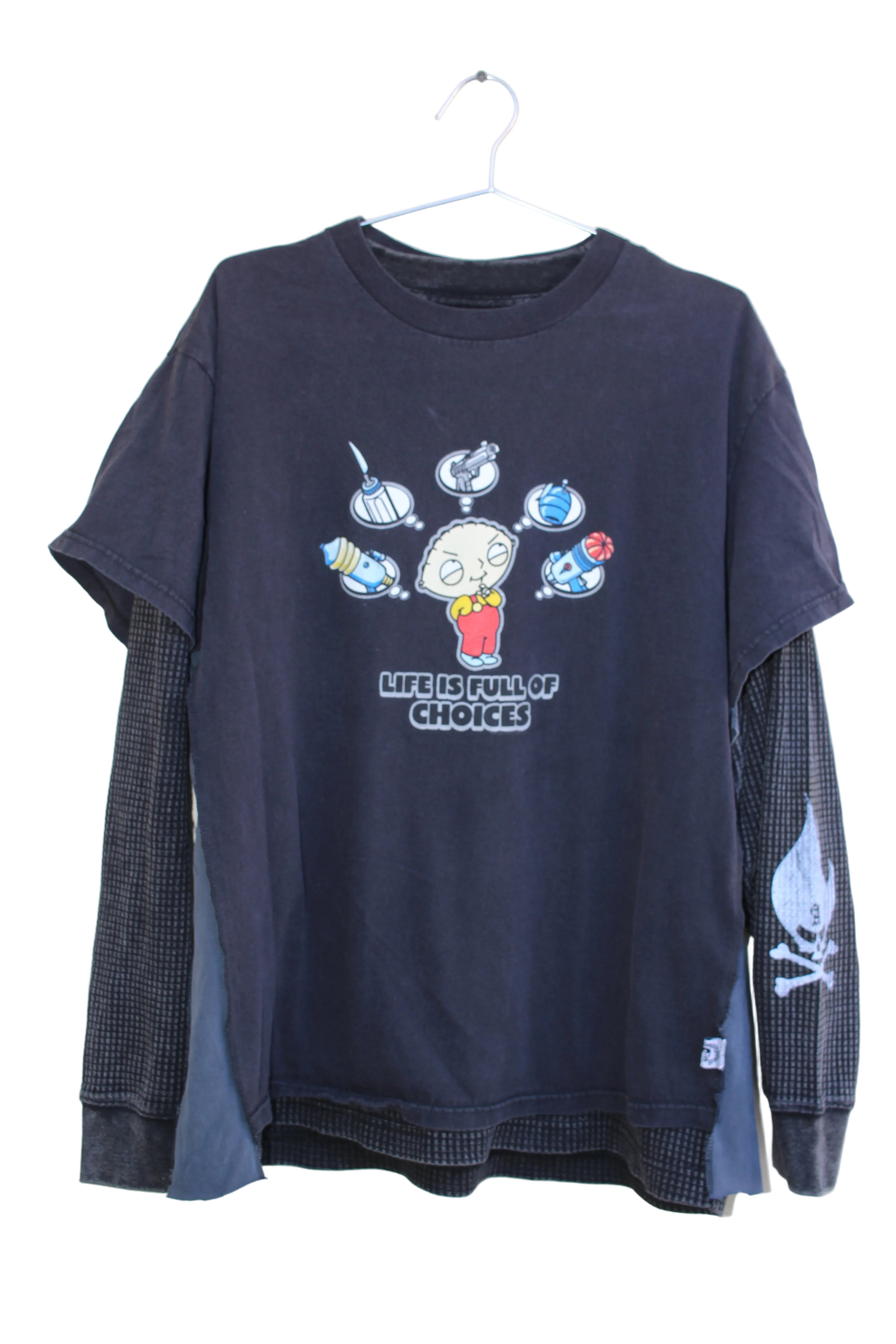 ALCMY UPCYCLED THERMAL TEE SZ L